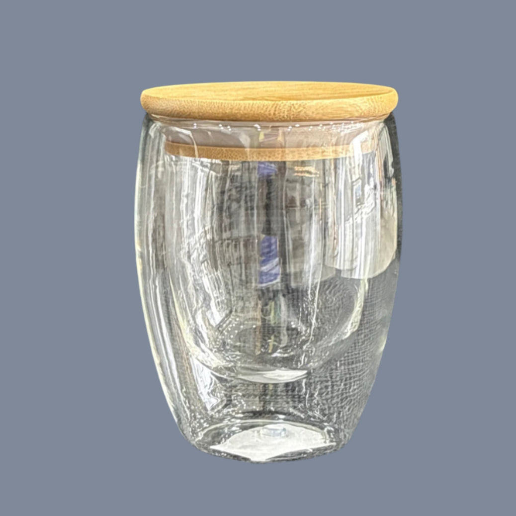 CIRO Double-Wall Glass Tumbler (HD 290) | Custom Logo Printing in Qatar | Raifa Print