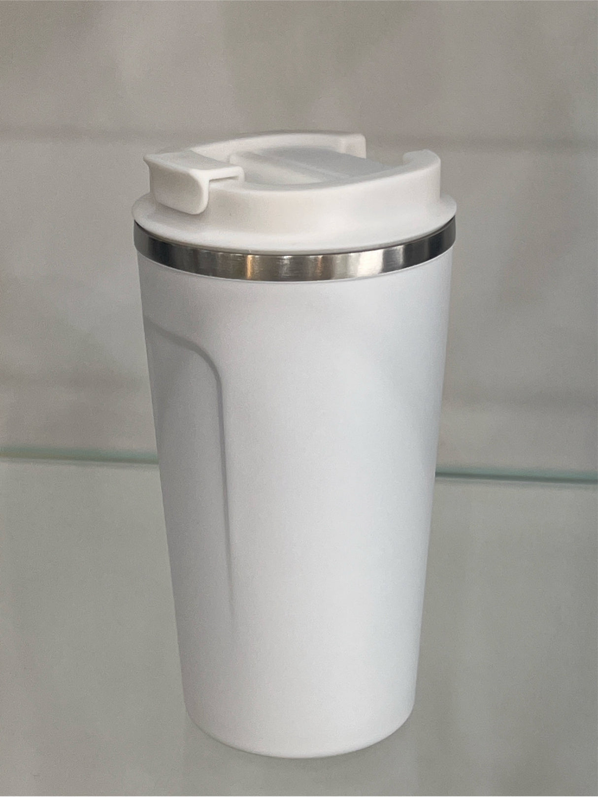 Diarce Double‑Wall Stainless Steel White Tumbler (284) – Custom Logo Printing | Raifa Print Qatar