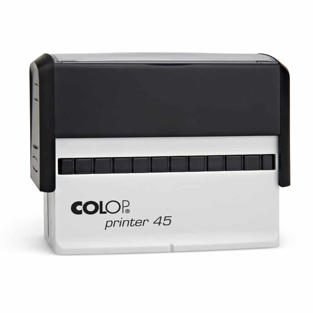 Stamp Printer 45 – Custom Self‑Inking Stamp (25×82 mm) | Raifa Print Qatar
