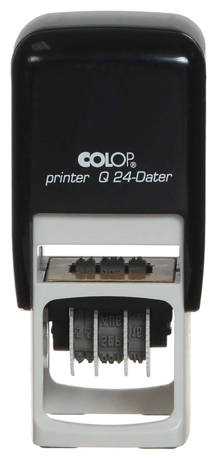 Stamp Printer Q 24‑Dater – Custom Self‑Inking Date Stamp (24×24 mm)