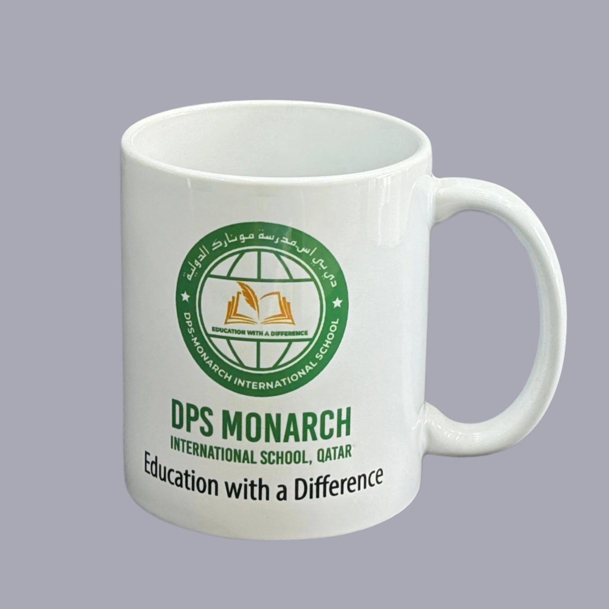 White Mug Printing | Custom Logo in Qatar | Raifa Print