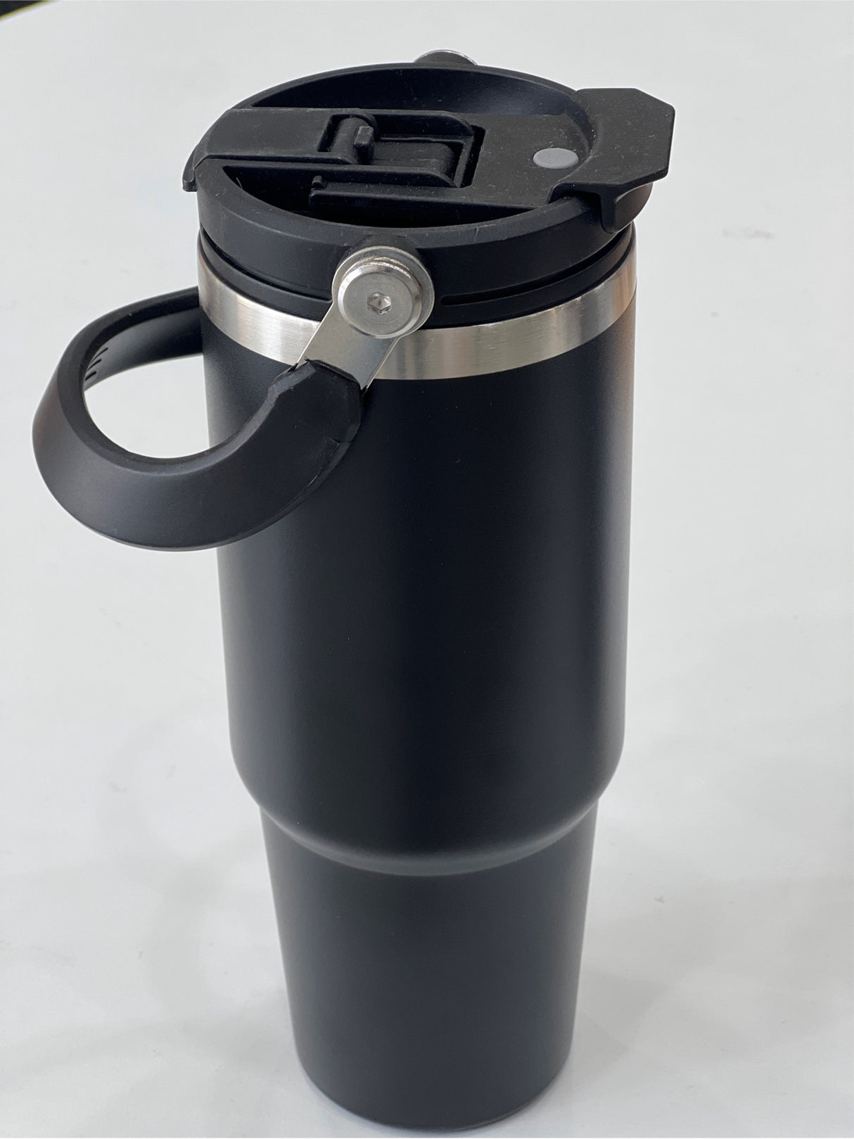 Bonny Stainless Steel Straw Tumbler Black (468 BK) – Custom Logo Printing | Raifa Print Qatar