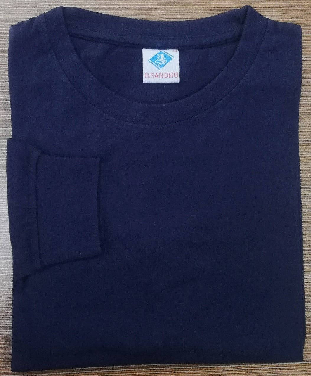Round Neck D. Sandhu Heavy Full Sleeves – Premium T-Shirt in Doha, Qatar