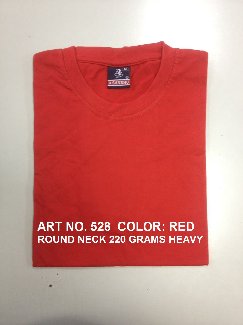 Round Neck D. Sandhu Heavy 220 – Premium T-Shirt in Doha, Qatar