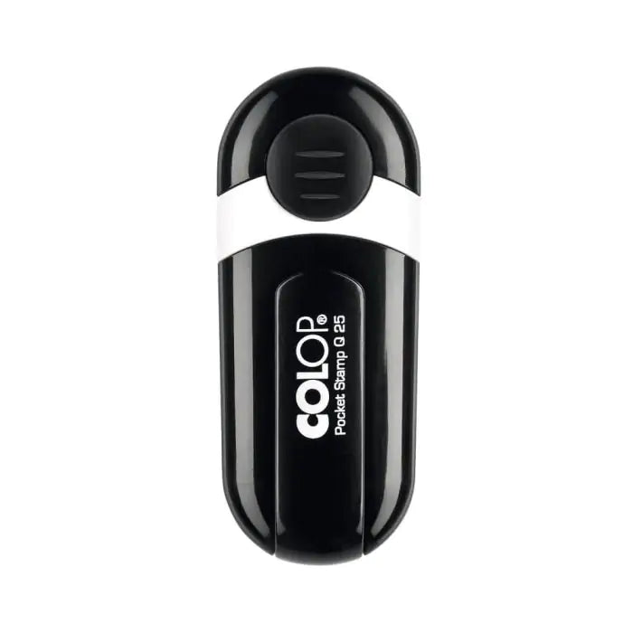 Pocket Stamp Q 25 – 25 × 25mm Compact Square Self-Inking Stamp